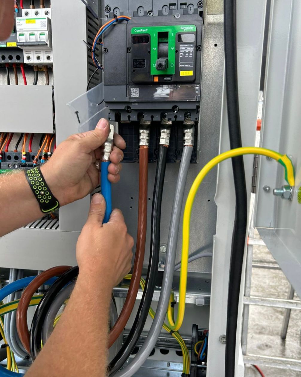 Ausrichten des Leiters